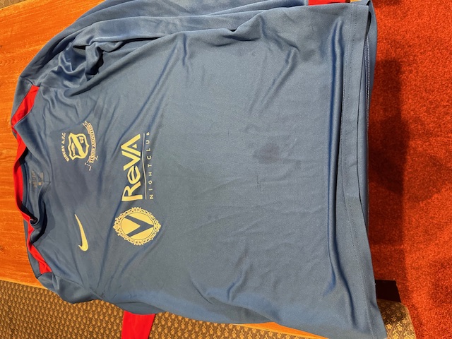 AFC Bibury away shirt